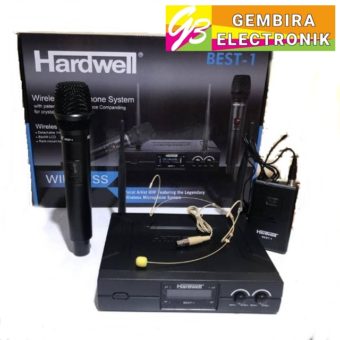 Mic wireless Hardwell Best-1 clip on + handle Best1 headset Microphone