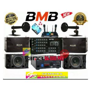 PAKET FULL SET KARAOKE BMB DA 3000PRO
