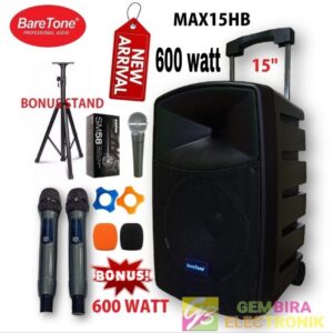 Speaker Portable Meeting Wireless 15 inch 15HB Original garansi resmi 1 tahun