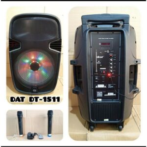SPEAKER AKTIF DAT DT1511 15 INCH PORTABLE WIRELESS  MEETING BLUETOOTH ORIGINAL