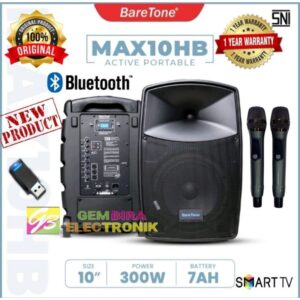 Speaker Aktif Portable Baretone MAX 10HB MAX10HB 10 inch 300 watt original