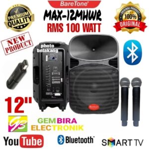 SPEAKER PORTABLE BARETONE 12MHWR ORIGINAL