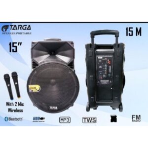 Speaker Portable Targa 15 inch Bluetooth meeting wireless original