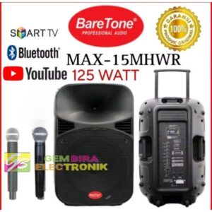 Speaker Aktif Portable Baretone 15 inch 15mhwr 15 Mhwr Original