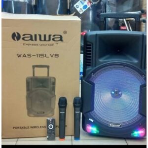 Speaker Portable wireless Meeting 15 Inch Aiwa WAS-115LVB Bluetooth