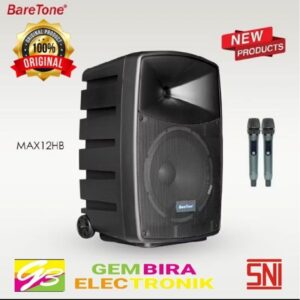 Speaker Aktif Meeting Portable Wireless Baretone Max 12 HB 12 Inch Original