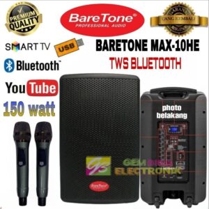 SPEAKER PORTABLE BARETONE MAX 10HE ORIGINAL SOUND