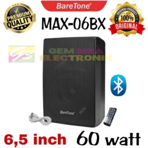Speaker Aktif Portable Baretone 6 inch MAX06BX Bluetooth TWS Original