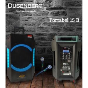 Speaker Aktif Portable 15 Inch DusenBerg DB15 RMS 450 Watt Bluetooth TWS Original