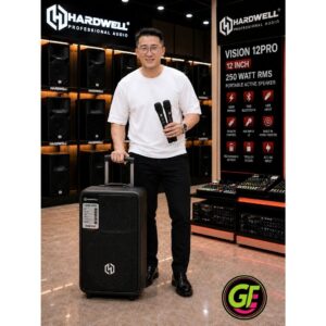 Speaker Aktif Portable Hardwell VISION 12PRO 12 PRO 12 INCH 250 Watt Usb Bluetooth Original