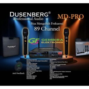Mic Wireless Genggam Pegang Vocal Handheld DusenBerg MD PRO Original Garansi Resmi