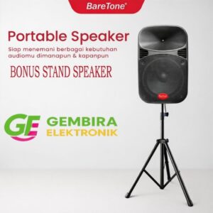 speaker baretone max 12 mhwr portable wireless 12 inch