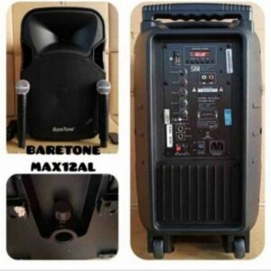 Speaker Portable Baretone 12 inch Max12al  Bluetooth Speaker Original Garansi Resmi Baretone