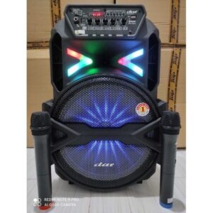 Speaker Portable 12 inch DAT DT 1216 Eco Free 2 Mic Wireless