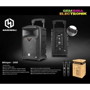 Speaker Portable Hardwell Whisper 10 SE Original 10 inch HARDWELL Whisper 10SE