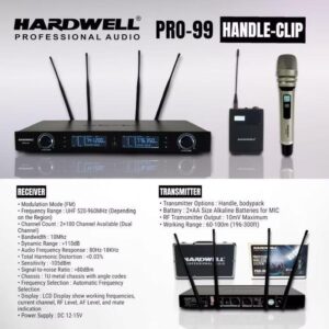 Mic Hardwell Pro 99 MULTI CHANNEL DIGITAL Hardwell Pro99 HL