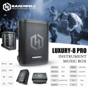 Speaker Portable 8 Inch Hardwell Luxury 8 Pro Original Best Quality