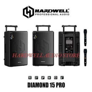 Speaker Portable 15 Inch Hardwell Diamond 15 Pro Original Speaker Portable Hardwell 15 Inch (500 Watt)